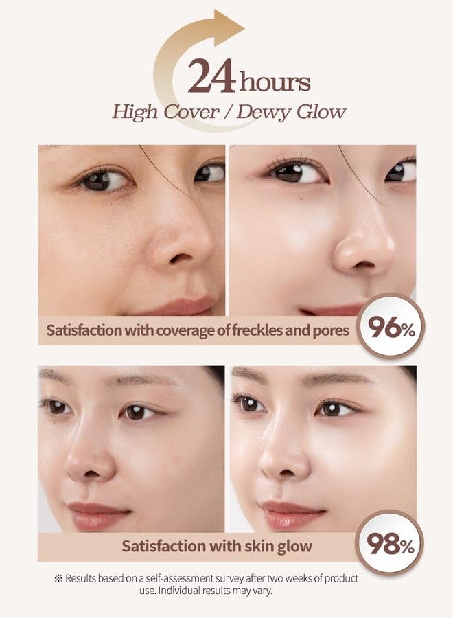 Beaudiani Mesh Glow Cushion Foundation Dewy Korean Cushion with Gemstone Complex & Skincare Benefits (12g) (#1 Natural Cover Daily (#21)) - Image 5